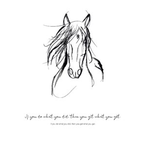 poster-paard-quote-tekening-do-did