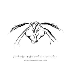 poster-paard-tekening-quote-hearts-understand